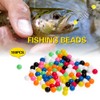 ANCLLO 100pcs Colorful Round Shaped Fishing Beads