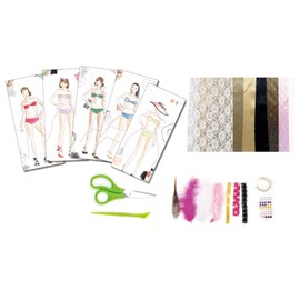 Sycomore CRE9003 Fashionable Fashion Box 5 Designer Sewing Mood Board Included from 7 Years Sycomore CRE9003, Multi-Colour