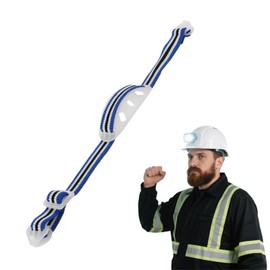 Generic Universal Chin Strap Detachable Elastic Chin Strap for Hard Hat Head Protection - White