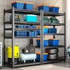 BEESTMUEBLE 3000lbs Garage Shelving,Standing Heavy Duty Metal Shelves,5 Tier Adjustable