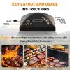 Electric Smoker Control Panel Compatible for Masterbuilt MB20071317/ 20071117/21071218 Electric