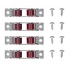 Set of 4 Push-Pull Window Roller, Double Wheel, Sliding Window,
