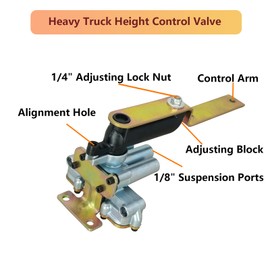 ZUVELLO 90054007 Air Height Leveling Control Valve Kit Fit For Chevy Kenworth Volvo Trucks Tractor Trailer RV Bus