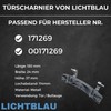 LICHTBLAU Door Hinge Metal Hinge 171269 Window Hinge for Porthole