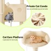 Allewie 64 Inches Cat Tree Tower/Multi-Level Activity Center for Indoor
