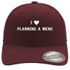 I Heart Love Planning A Menu - Soft Flexfit Baseball