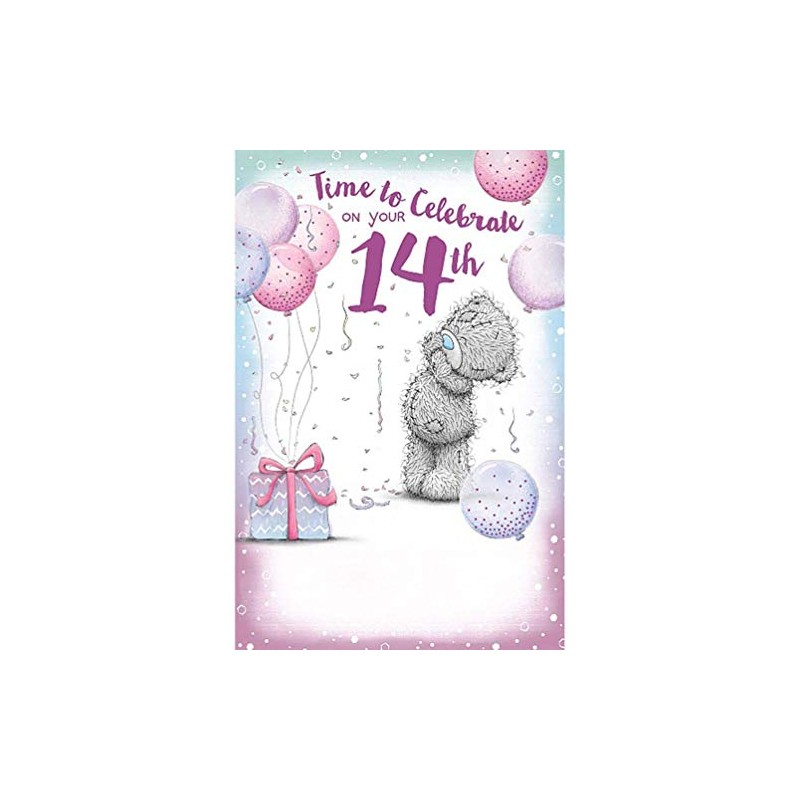 Me To You Bear 14th Birthday Birthday Card