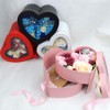 Heart Shape Gift Box, Gift Box with Bow, Heart-Shaped Cardboard