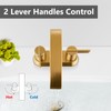 GBBNE Bathroom Faucet 4 Inch Centerset 3 Hole,Double Handle Faucet