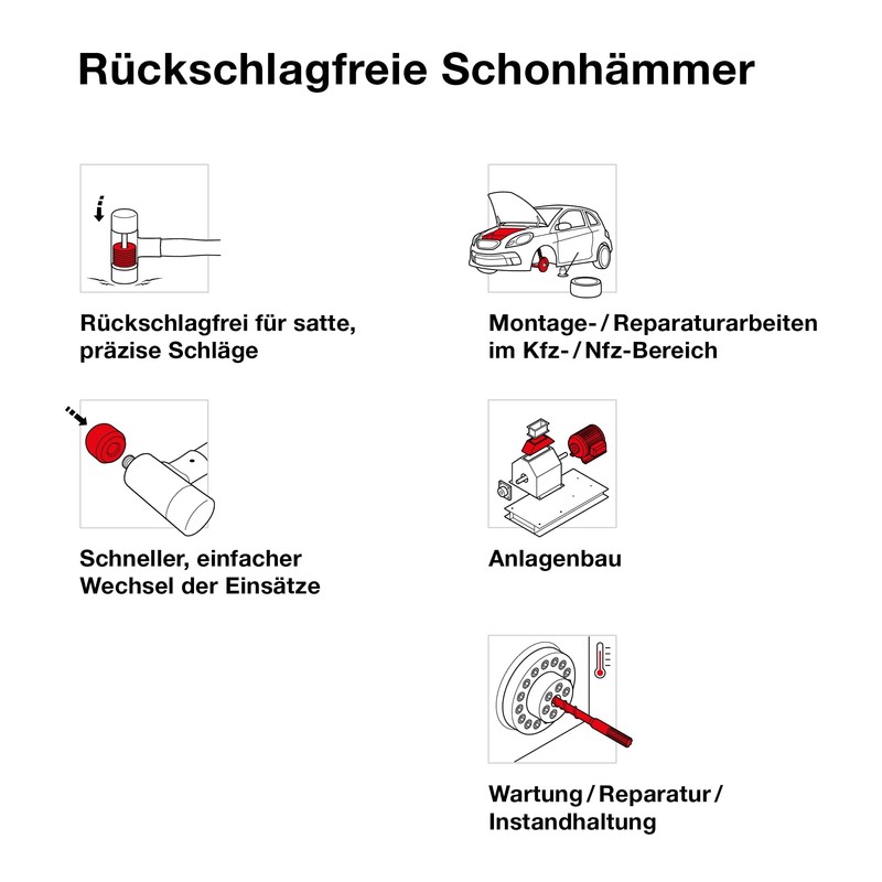 PB FREE Recoil Combination Hammer (Glass Fiber Pattern) 305 –