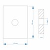 Slot Nut | Threaded Plate 25 x 12 x 5