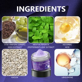 Tooth Powder Mineral Tooth Powder PurpleTeeth Restoration Mineral Powder Natural Dental Restoration Mineral Powder Deep Cleaning Effective in Strengthening Teeth and Gums and Freshen Breath