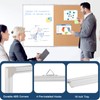 Large White Board Dry Erase Foldable Cork Board Combo, 48"