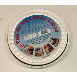 GAMMA 2 Gallon Food Grade White Gamma Gamma2 Seal Threaded Bucket Lid Free Shipping