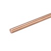 sourcing map 6mm Diameter 100mm Length Solid Copper Round Rod