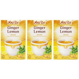 (3 PACK) - Yogi Tea - Ginger Lemon | 17 Bag | 3 PACK BUNDLE