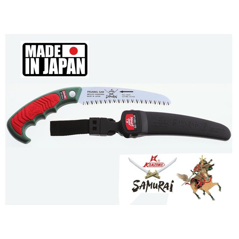 Samurai ICHIBAN GC-180-LH (18cm) Curved Hand Saw + Carrying Case