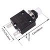 smseace 15Amp Electric Button Breaker 125/250VAC,Thermal Overload Protector L1 Series