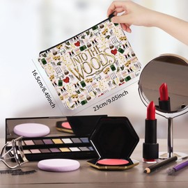 Broadway Theatre Gift Into Wood Musical Fans Gift Broadway Musical Lover Gift Cosmetic Zipper Pouch (Into Wood Bag EU)