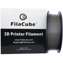 Dark/Deep Brown(Coffee/Chocolate) 1.75mm PLA 3D Printer Filament - 1kg FilaCube PLA 2 1.75 mm Plastic 3-D Printing Filament Supplies Pack 3D Pen Filament Refills [Made in USA] Plus Pro tan PLA+