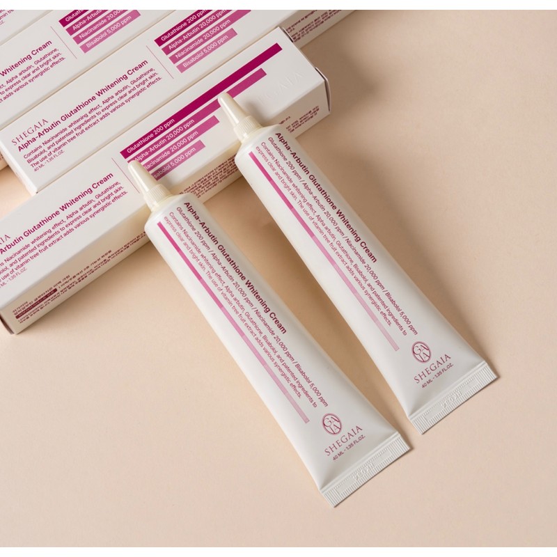 Shegaia Alpha Arbutin Cream Glutathione Whitening Cream / 쉬가이아 알파알부틴크림