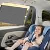 Sonnenschutz Auto Baby,Dancepandas Sonnenschutz Auto Seitenscheibe,mit Flexibler Größeneinstellung und UV-Schutz(2er-Set