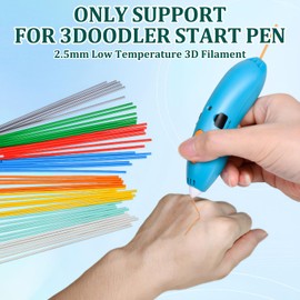 32 Colors 3D Pen Filament Refills,160PCS 3D Pen Refills Compatible with 3Doodler,3D Pen Filament 2.5mm Pcl,Low-Temp,Non-Toxic,3D Printing Pen Perfect for Kids & Art Projects