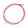 Jewelry Shop M v4308 2-Way Star Studded Wax Drawstring Bracelet/Anklet,