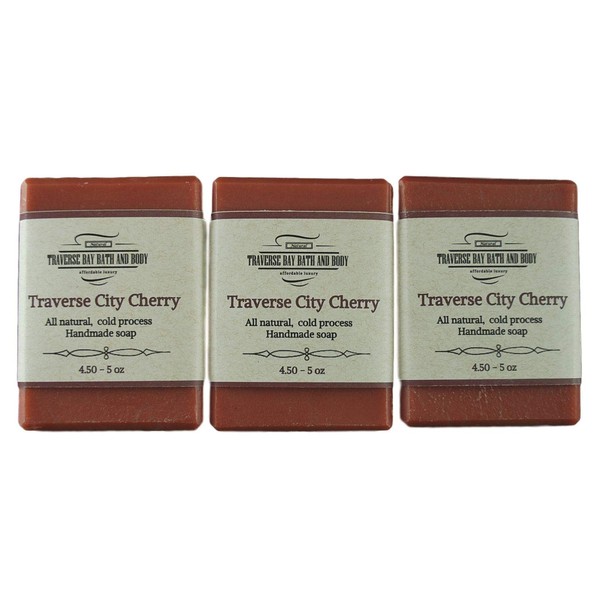 Traverse City Cherry with Australian red clay, all natural handmade