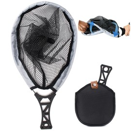 MYSOAS Foldable Fly Fishing Net Trout Net Catch and Release Net Landing nets for Fishing