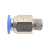 IQS Straight Plug Fitting NPT 1/16 Inch - 5/32 Inch