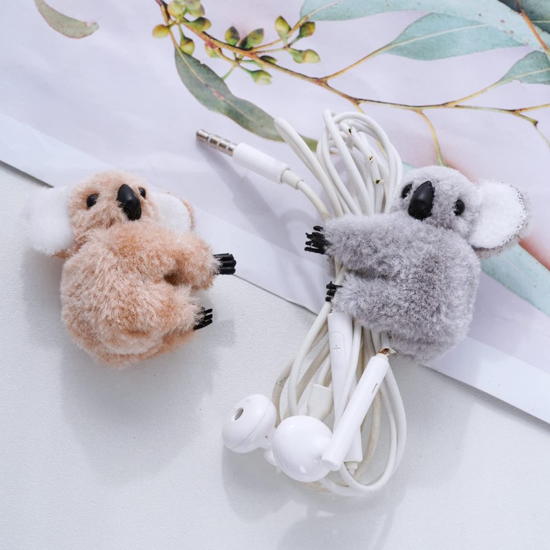 Haakong 4pcs Koala Clip Koala Pencil Buddy Clip On Koala
