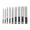 uxcell 9Pcs Steel Hollow Punch Set 2.5mm to 10mm Leather