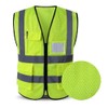 HYCOPROT Reflective Safety Vests High Visibility Mesh Breathable Workwear with