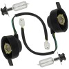 Caltric 2X LH RH Headlight Socket and Bulb for Yamaha