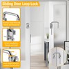 Sliding Door Loop Lock, Stainless Steel Home Security U Patio