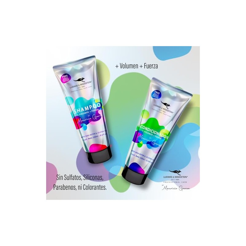 LUDWIG AND WIGGSTEIN 2Pack Shampoo Mauricio Garza 250 ml +