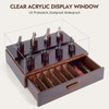 ULTRGEE Knife Display Case, Pocket Knife Collection Display Holder, Folding