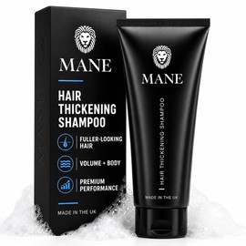 MANE Champú Espesante Con Biotina Para El Crecimiento Del Cabello De Hombres Y Mujeres, Ayuda Al Cabello Fino Y Debilitado, Reduce La Caída Y Fomenta 