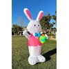 BZB Goods Jumbo 8 Foot Tall Happy Easter Inflatable Bunny