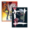 2 Libretas Profesional Norma Naruto 100h Cuadro C5, Variado Multicolor