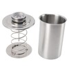 Stainless Steel Ham Maker, Meat Press Tool with Thermometer, Large