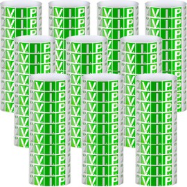 Pack of 1000 VIP Inlet Bands, BetterJonny Inlet Bands with VIP Waterproof Event Wristbands, Paper Bracelets, Printable Secure Bands, Ideal for Safety at Events, Weddings (Green)