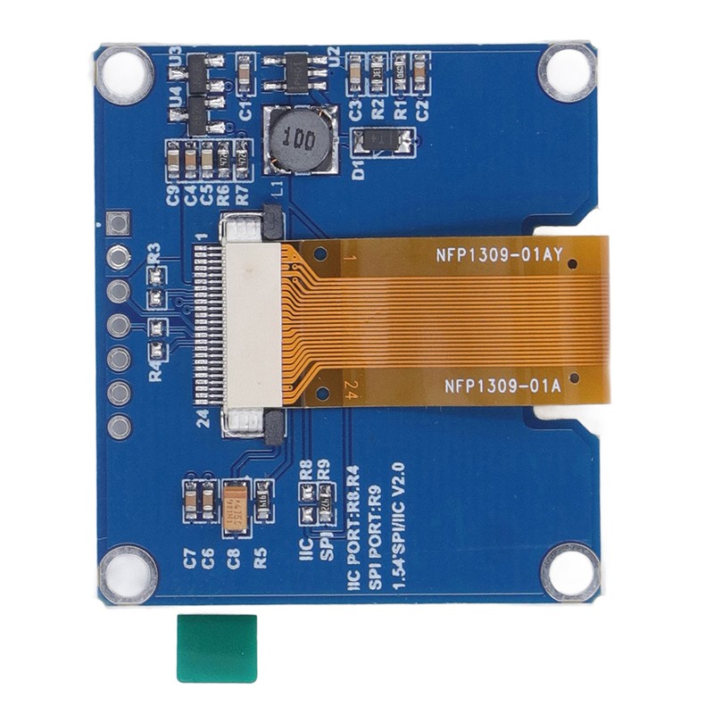 7Pin 1.54in IPS Display Module SPD0301 Drive IC 128X64 SPI