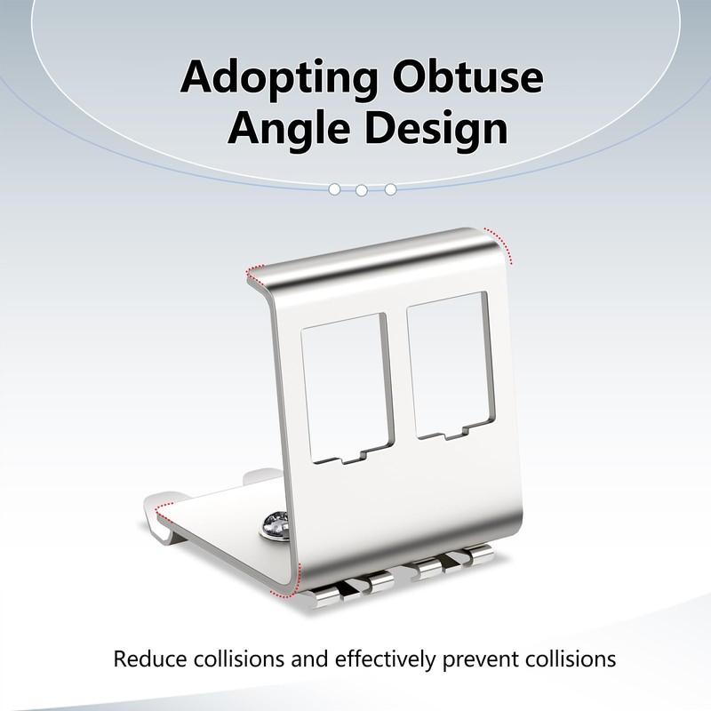 Metal DIN Rail Mounting Module for Snap-on Trapezoidal Jacks Connected