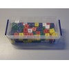 100 plug-in cubes 5 colours (red, yellow, green, blue, white)