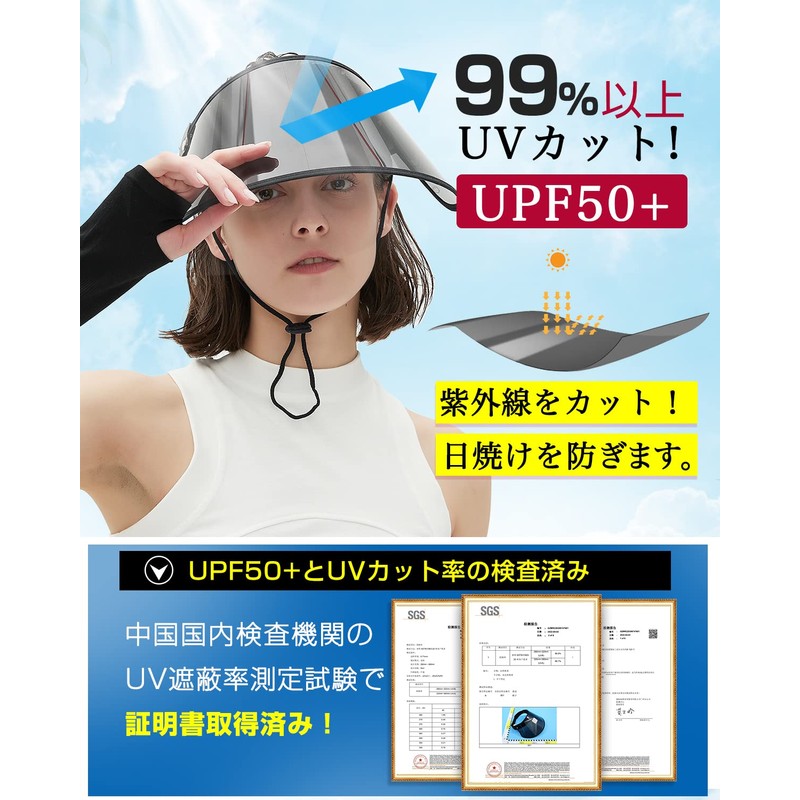 Gokei_Co Women’s Sun Visor, Rain Hat, Rain Visor, Bicycle Cap,