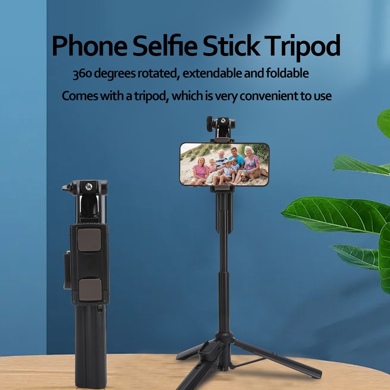 Selfie Stick Tripod Portable Extendable Bluetooth 360° Rotation Tripod Selfie
