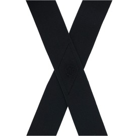 CTM® Big & Tall Elastic TSA Compliant Suspenders with Swivel Hook Ends, Black