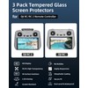 LKTOP 3 Pack Screen Protector for DJI RC Controller Accessories,
